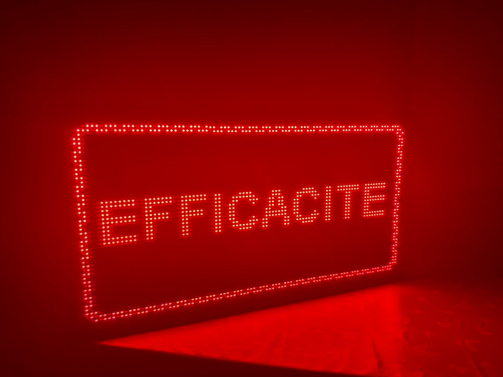 Panneau publicitaire LED 1M / 60 CM monocolor