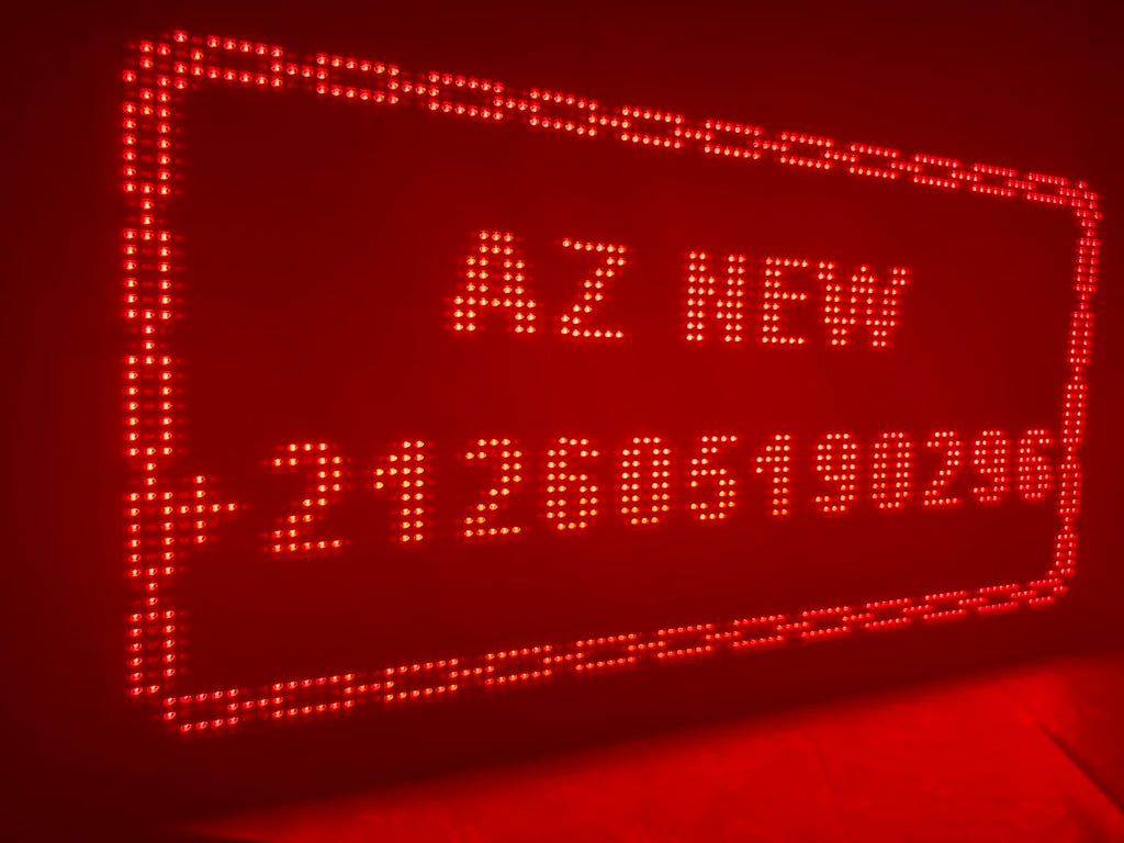 Panneau publicitaire LED 1M / 60 CM monocolor