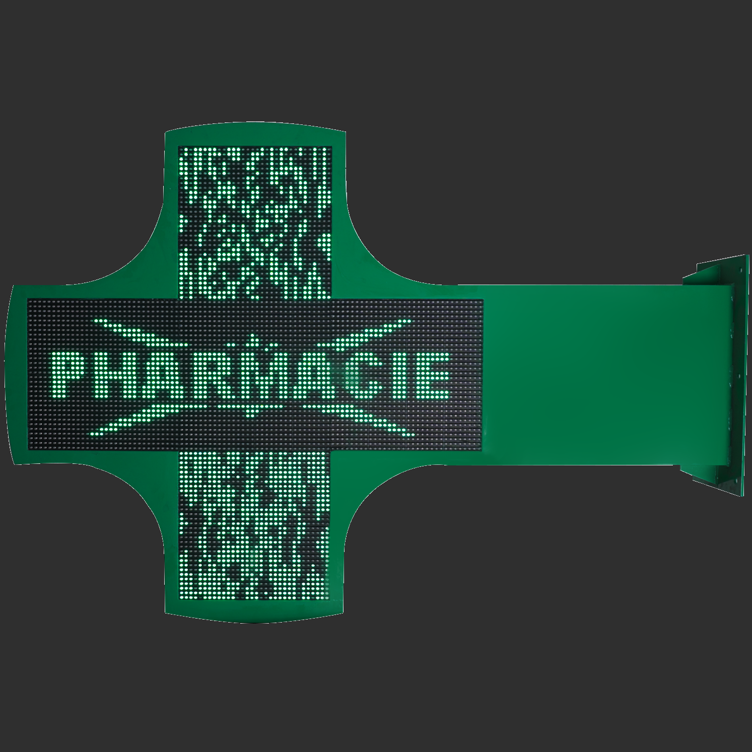 Croix pharmacie LED personnalisable